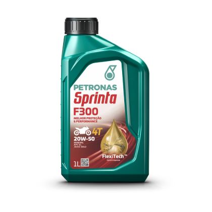 Óleo de Motor 4T Sprinta F300 20W50 Mineral Sl 1 Litro - PETRONAS
