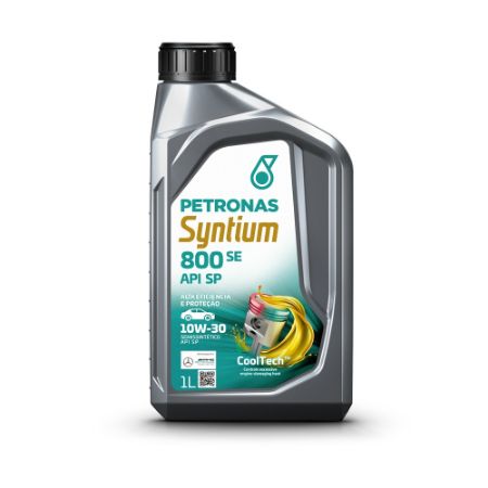 Imagem de Óleo de Motor 10W30 Sn Syntium 800 SeSp Semi-Sintético 1 Litro - PETRONAS 70621E19BR