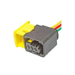 Imagem de Chicote de Injeção Eletrônica Porta Fêmea 3 Vias 1.5mm - DPAULA DP35976