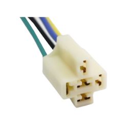 Imagem de Chicote Reparo do Porta Relê 5 Vias Porta Fêmea Branco - DPAULA DP57595