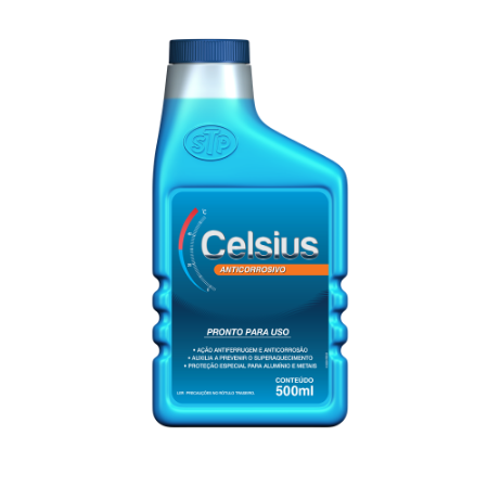 Imagem de Aditivo para Radiador Celsius Pronto para Uso Azul 500ml - STP PP619BR
