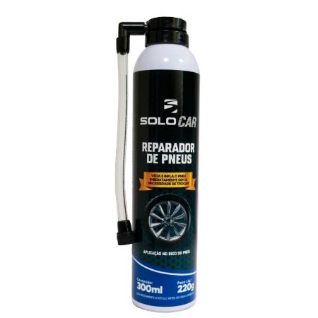 Imagem de Veda Furo Reparador DePneu Spray 300ml / 220g - SOLOCAR SL641001