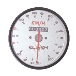 Imagem de Vacuômetro Slash Velocimetro 100mm - SPECTRUM 2577200