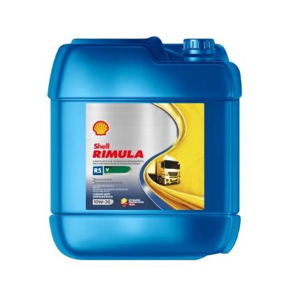 Óleo de Motor 10W30 Rimula R5 V Diesel Semi Sintético 20 Litros