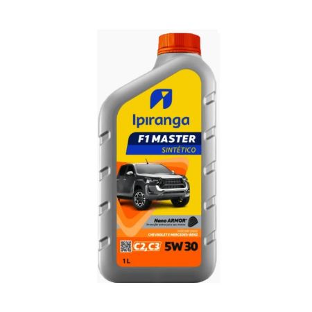 Imagem de Óleo de Motor 5W30 API F1 Master 100% Sintético 1 Litro - IPIRANGA 31043153