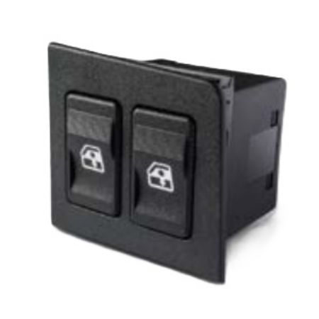 Imagem de Botão do Vidro Elétrico FIAT FIORINO/UNO Led Âmbar Duplo - DIAL FT0126AB