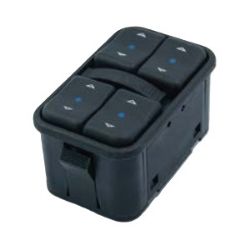 Imagem de Botão do Vidro Elétrico Dianteiro CHEVROLET - GM AGILE Lado Esquerdo Quadruplo - DIAL GM0104A