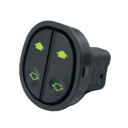 Imagem de Botão do Vidro Elétrico Dianteiro FORD KA Lado Esquerdo Duplo - DIAL FD0108