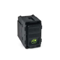 Imagem de Botão do Vidro Elétrico VOLKSWAGEN GOL/SANTANA Preto - DIAL VW0138